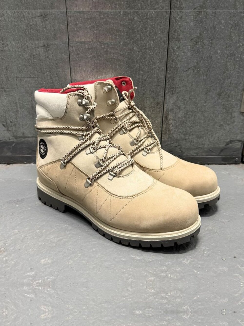 TIMBERLAND x TOMMY HILFIGER Reimagine Pro Hiker 110 EK+ Beige Leather Boots